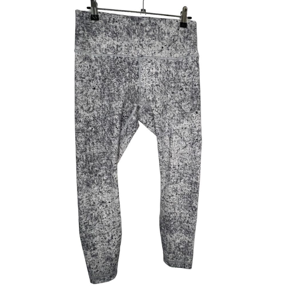 Lululemon Marble Grey Athletic Leggings